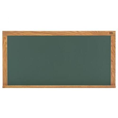 4FTX8FT CHALKBOARD W/ OAK WOOD TRIM