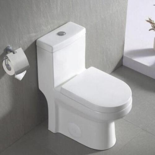 Dual-Flush Elongated Toilet