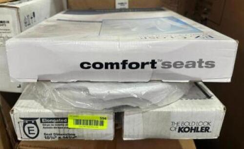 (3) - ASSORTED TOILET SEATS