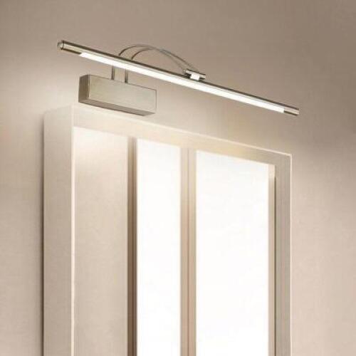 Silver Hyler 1 - Light LED Vanity Light