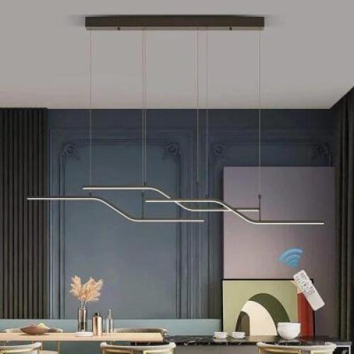 Lorisa 3 - Light Kitchen Island Linear LED Pendant