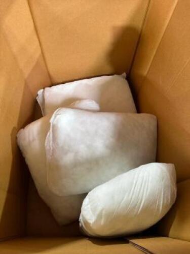 (4)- ASSORTED PILLOWS