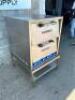 DESCRIPTION: BAKERS PRIDE DOUBLE STACK STONE PIZZA OVEN ( ELECTRIC ) BRAND / MODEL: BAKERS PRIDE P-44 ADDITIONAL INFORMATION SN# 560131302001, 208 VOL - 3