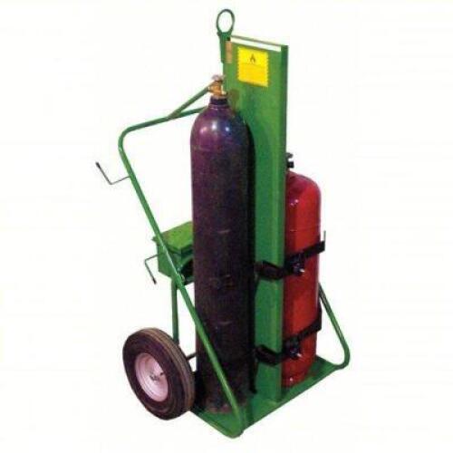 DESCRIPTION: (1) FIREWELL WELDING CYLINDER TRUCK BRAND/MODEL: SAFE T CART INFORMATION: 2 CYLINDER CAPACITY, 780LB LOAD CAPACITY RETAIL$: $1,036.56 QTY