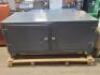 DESCRIPTION: (1) MOBILE WORKBENCH W/DRAWER STORAGE BRAND/MODEL: STRONGHOLD/52.4-DS-363-4DB INFORMATION: 400LB CAPACITY FOR EACH SHELF, FORKLIFT ACCESS - 2