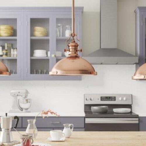 DESCRIPTION: FERRARO 1-LIGHT BOWL PENDANT BRAND/MODEL: ELK 66144-1-C RETAIL$: $159.99 QTY: 1
