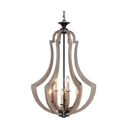 DESCRIPTION: FORTUNATO 9-LIGHT CANDLE STYLE EMPIRE CHANDELIER BRAND/MODEL: CRAFTMADE 35139-WP RETAIL$: $799.99 QTY: 1