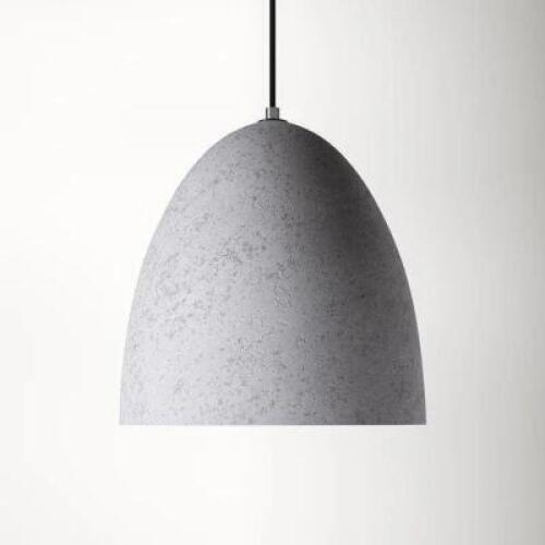 DESCRIPTION: CAMPO 1-LIGHT SINGLE BELL PENDANT BRAND/MODEL: MAXIM 12396GYPC RETAIL$: $399.99 QTY: 1