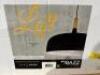 DESCRIPTION: RYKER 1-LIGHT SINGLE DOME PENDANT BRAND/MODEL: BAZZ P15194BK RETAIL$: $169.99 QTY: 1 - 3