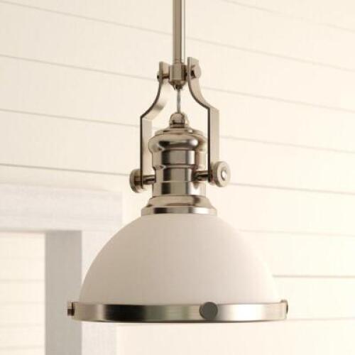 DESCRIPTION: (2) PROCTOR 1-LIGHT BOWL PENDANTS BRAND/MODEL: ELK 66123-1-C RETAIL$: $199.99 EACH QTY: 2