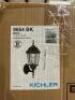 DESCRIPTION: ALLMON WALL LIGHT BRAND/MODEL: KICHLER 9654 BK RETAIL$: $114.99 QTY: 1 - 3