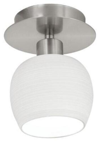 DESCRIPTION: SOHO 1-LIGHT SEMI-FLUSH CEILING LIGHT BRAND/MODEL: EGLO 90115A RETAIL$: $42.00 QTY: 1