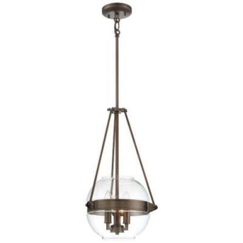 DESCRIPTION: KARLE 3-LIGHT CHANDELIER BRAND/MODEL: MINKA-LAVERY 2291-281 RETAIL$: $279.99 QTY: 1