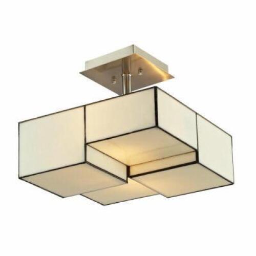 DESCRIPTION: GOULART 2-LIGHT SEMI-FLUSH MOUNT LIGHT RETAIL$: $379.99 QTY: 1