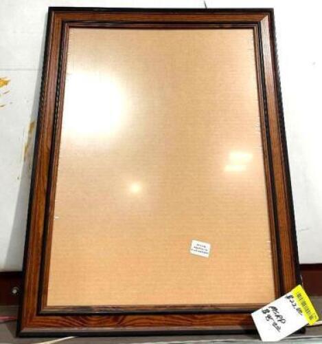 DESCRIPTION: WOODEN PICTURE FRAME (NEW) SIZE: 27.5"X21.5" RETAIL$: $45.00 QTY: 1