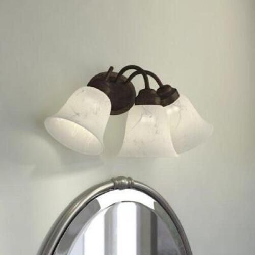 DESCRIPTION: BUMGARNER 3-LIGHT VANITY LIGHT BRAND/MODEL: TGL RETAIL$: $58.99 QTY: 1