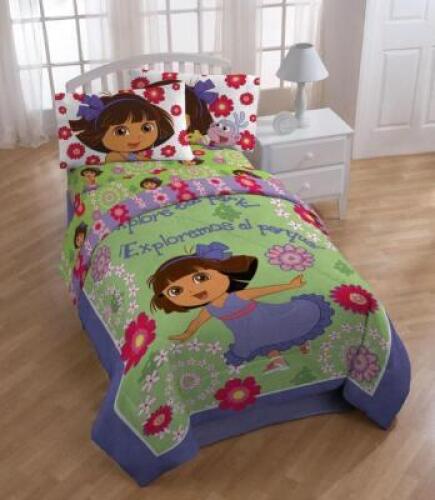 DESCRIPTION: DORA THE EXPLORER "PICNIC" COMFORTER SIZE: FULL RETAIL$: $27.00 QTY: 1