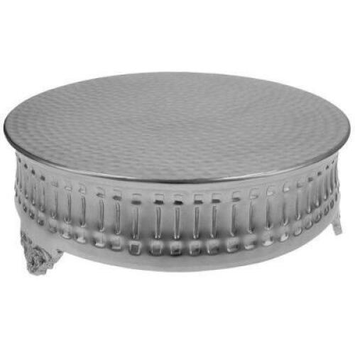 DESCRIPTION: SMALL CAKE STAND BRAND/MODEL: MAJESTIC ART ELEMENTS OCSS-206 QTY: 1