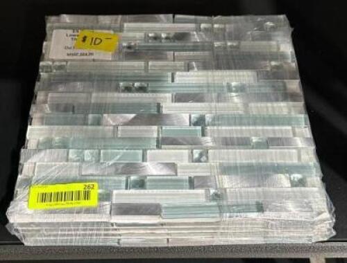 DESCRIPTION: 5 SQFT OF LINEAR MOSAIC TILE BRAND/MODEL: ES STONE RETAIL$: $64.99 QTY: 1