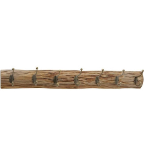 DESCRIPTION: KIRTLAND SOLID WOOD WALL MOUNT COAT RACK BRAND/MODEL: LOON PEAK RETAIL$: $69.00 QTY: 1