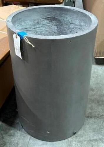 DESCRIPTION: OUTDOOR CONCRETE PLANTER SIZE: 29"X20" RETAIL$: $326.99 QTY: 1