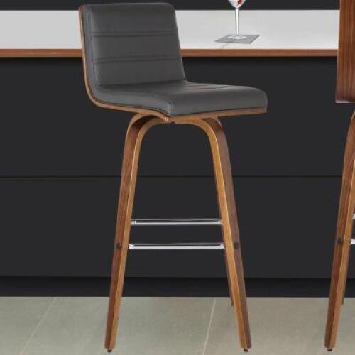DESCRIPTION: DENISE SWIVEL BAR STOOL BRAND/MODEL: ARMEN LIVING RETAIL$: $175.99 QTY: 1