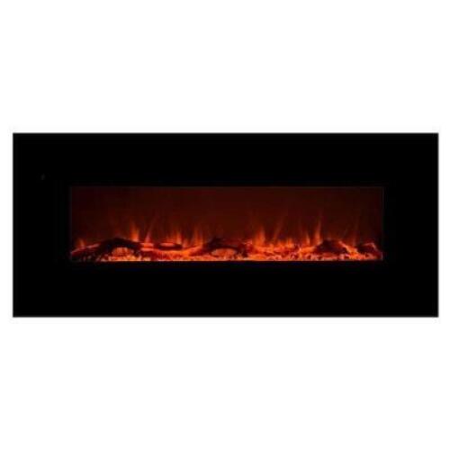 DESCRIPTION: TOUCHSTONE ONYX FAN-FORCED ELECTRIC FIREPLACE SIZE: 50.4"X21.65"X5.5" RETAIL$: $329.99 QTY: 1