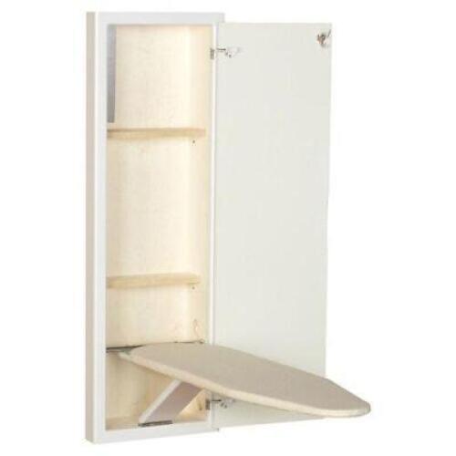 DESCRIPTION: STOWAWAY IN-WALL IRONING BOARD SIZE: 47.5"X15.75"X7.75" RETAIL$: $162.99 QTY: 1