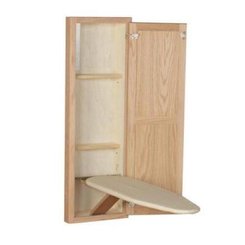 DESCRIPTION: STOWAWAY IN-WALL IRONING BOARD SIZE: 15.75"X7.75" RETAIL$: $199.00 QTY: 1