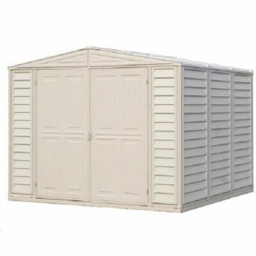 DESCRIPTION: PLASTIC STORAGE SHED BRAND/MODEL: DURAMATE SIZE: 8'X6' RETAIL$: $769.99 QTY: 1