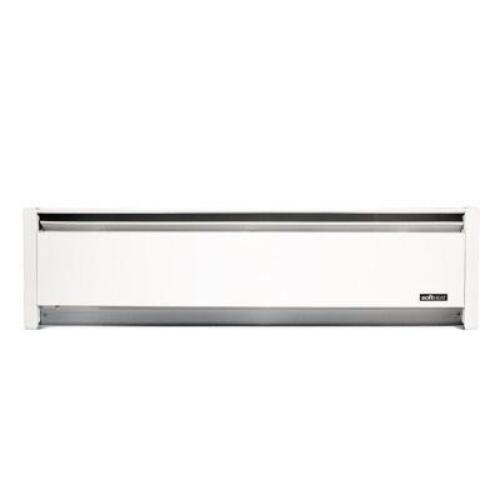 DESCRIPTION: HYDRONIC ELECTRIC CONVECTION BASEBOARD HEATER BRAND/MODEL: SOFTHEAT 13161 SIZE: 59" RETAIL$: $264.00 QTY: 1