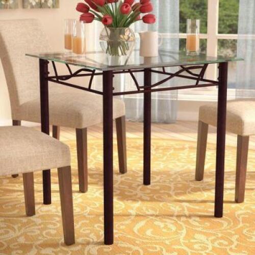 DESCRIPTION: BOLLING DINING TABLE SIZE: 30"X30.5" RETAIL$: $143.00 QTY: 1