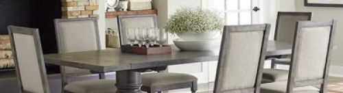 DESCRIPTION: RECTANGULAR DINING TABLE TOP SIZE: 88"X40" RETAIL$: $662.00 QTY: 1