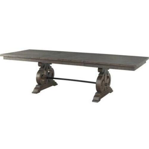 DESCRIPTION: STONE RECTANGULAR DINING TABLE TOP SIZE: 42"X76" RETAIL$: $488.70 QTY: 1