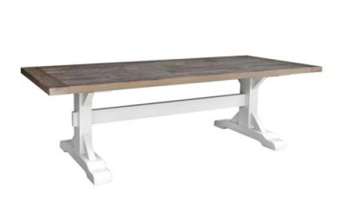 DESCRIPTION: KENDALL DINING TABLE TOP SIZE: 94"X40" QTY: 1