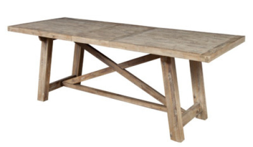DESCRIPTION: NEWBERY EXTENSION DINING TABLE TOP BRAND/MODEL: ALPINE 2068-01T SIZE: 40"X83" RETAIL$: $827.00 QTY: 1