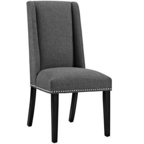 DESCRIPTION: FLORINDA WOOD LEG UPHOLSTERED DINING CHAIR RETAIL$: $109.99 QTY: 1