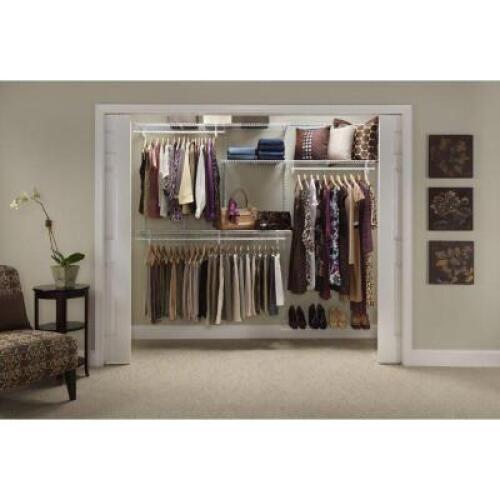 DESCRIPTION: SHELFTRACK CLOSET SYSTEM SIZE: 60" RETAIL$: $158.99 QTY: 1