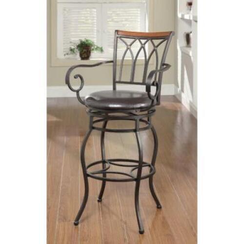 DESCRIPTION: HACKBERRY 29" SWIVEL BAR STOOL BRAND/MODEL: COASTER 102575 RETAIL$: $195.40 QTY: 1