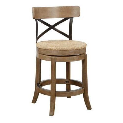 DESCRIPTION: JACKLYN 24" BAR STOOL RETAIL$: $240.00 QTY: 1
