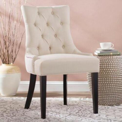 DESCRIPTION: UPHOLSTERED DINING CHAIR RETAIL$: $194.99 QTY: 1