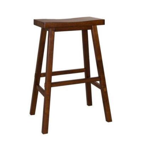 DESCRIPTION: CREATIONS II SAWHORSE BAR STOOL RETAIL$: $69.99 QTY: 1