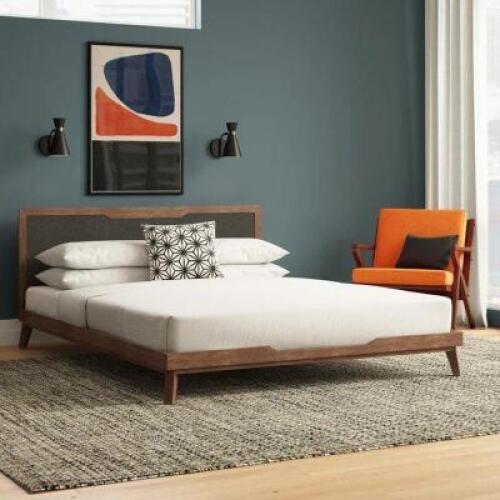 DESCRIPTION: GLOW LOW PROFILE PLATFORM BED SIZE: KING RETAIL$: $1,259.00 QTY: 1