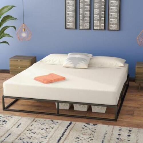 DESCRIPTION: CYRIL PLATFORM BED SIZE: TWIN RETAIL$: $112.99 QTY: 1