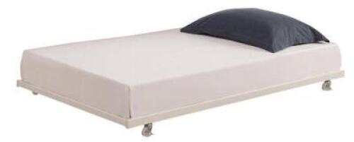 DESCRIPTION: UNIVERSAL DAYBED TRUNDLE UNIT RETAIL$: $124.99 QTY: 1