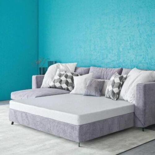 DESCRIPTION: ONEAL TWO-SIDED 4.5" PLUSH GEL MEMORY FOAM SOFA BED MATTRESS SIZE: FULL RETAIL$: $219.99 QTY: 1