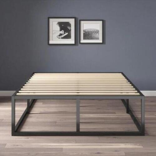 DESCRIPTION: 14" STEEL BED FRAME SIZE: TWIN RETAIL$: $192.99 QTY: 1