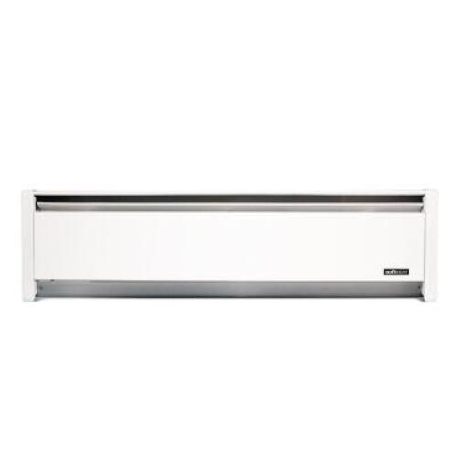 DESCRIPTION: 1250W ELECTRIC HYDRONIC BASEBOARD BRAND/MODEL: SOFTHEAT SIZE: 71"X9.5"X3.25" RETAIL$: $226.00 QTY: 1
