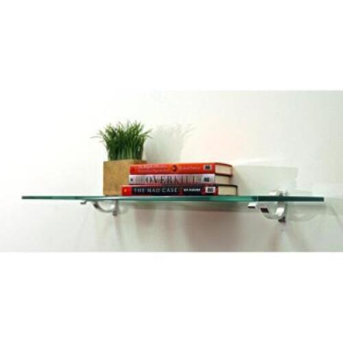 DESCRIPTION: CHROME DASHEIKA WALL SHELF BRAND/MODEL: LATITUDE RUN SIZE: 21"X12" RETAIL$: $103.99 QTY: 1