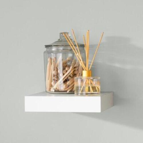 DESCRIPTION: ISABELLA WALL SHELF SIZE: 10"X10" RETAIL$: $40.99 QTY: 1